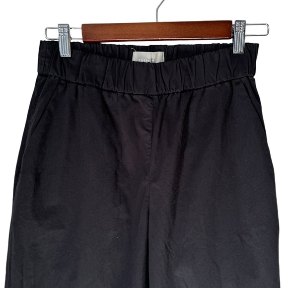 Everlane The Easy Pant Straight Pant Cotton Pull On Elastic Waist Women's Small - Picture 11 of 13